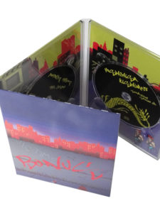 digipak format DVD, 3 volets, 2 plateau transparent