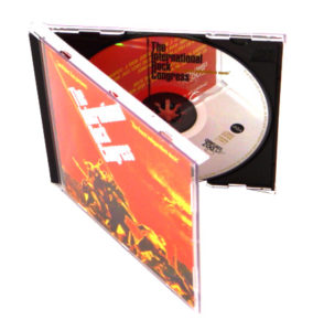 CD en boitier cristal avec plateau noir standard